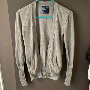 American Eagle Gray Cardigan